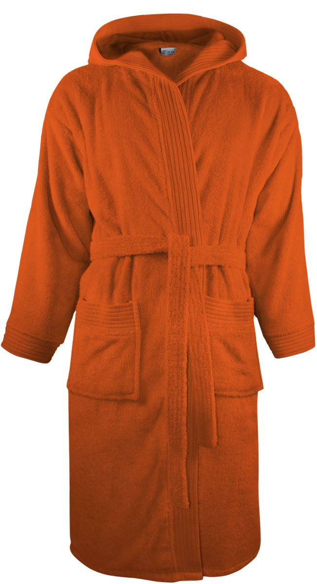 The One | Bathrobe hooded terra spice