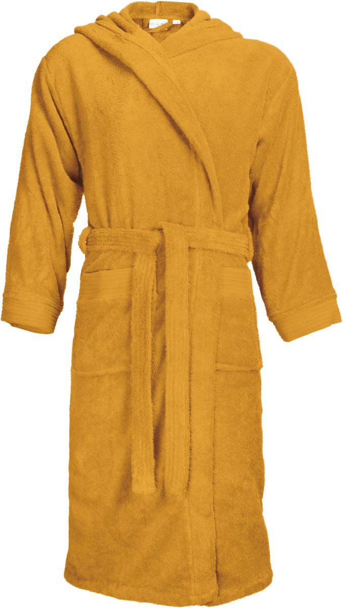 The One | Bathrobe hooded gold yellow