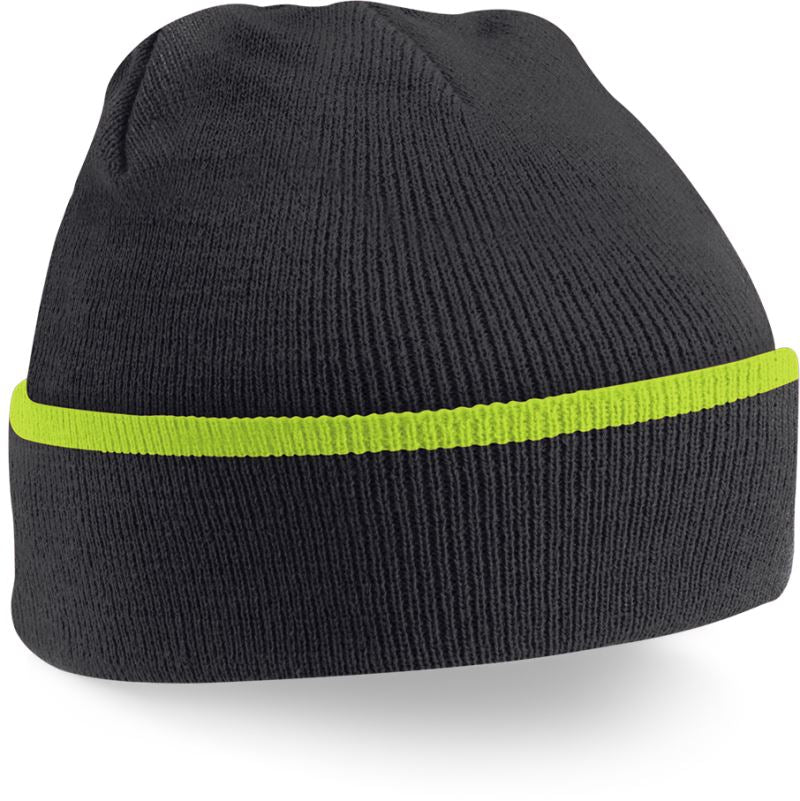 Beechfield | B471 black/lime green