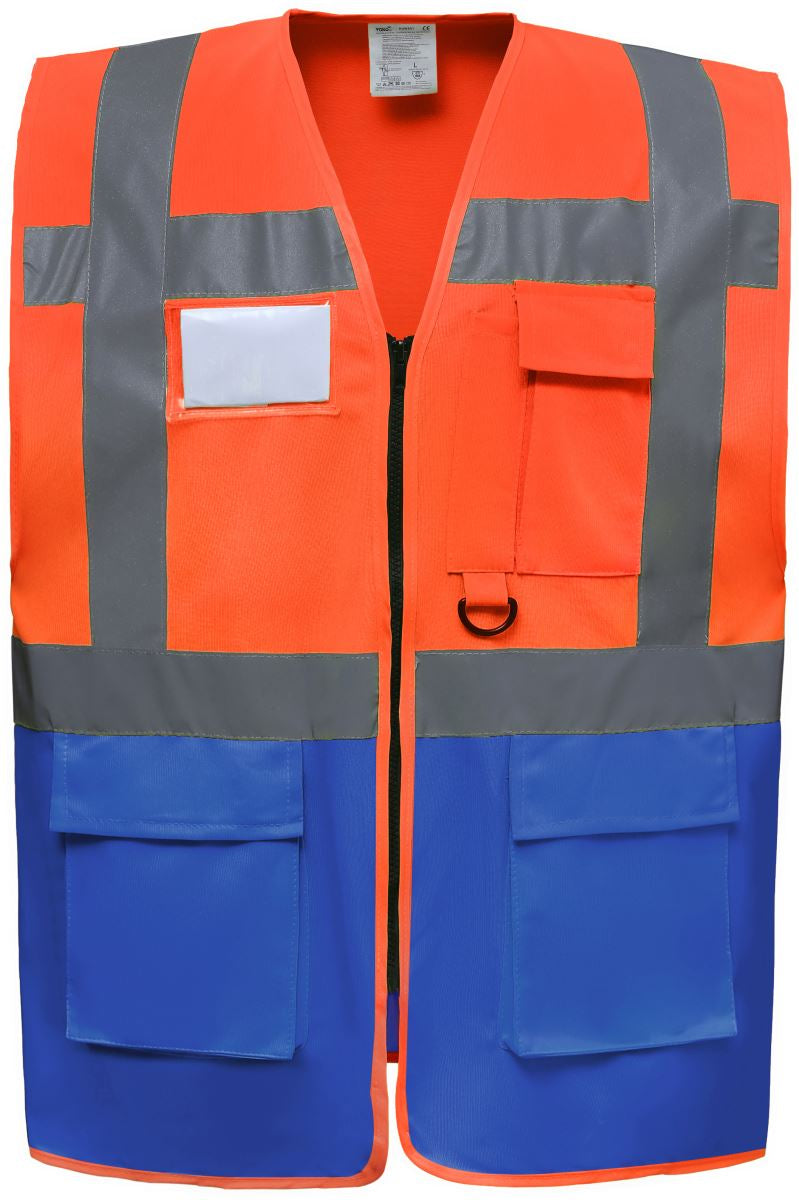 Yoko | HVW801 hi vis orange/royal blue