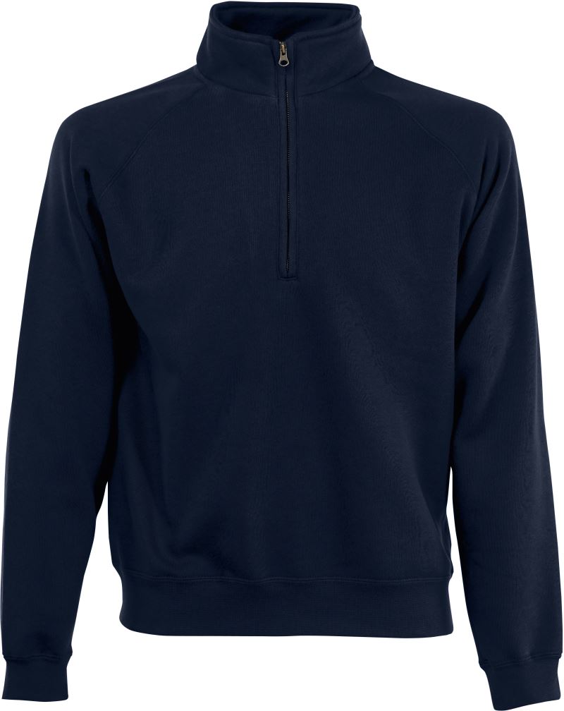 F.O.L. | Premium Zip Neck Sweat deep navy