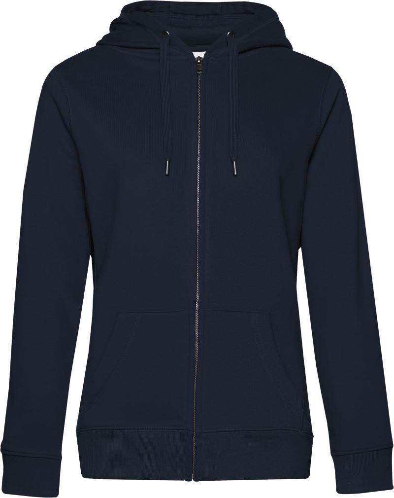 B&C | QUEEN Zipped Hood_° navy