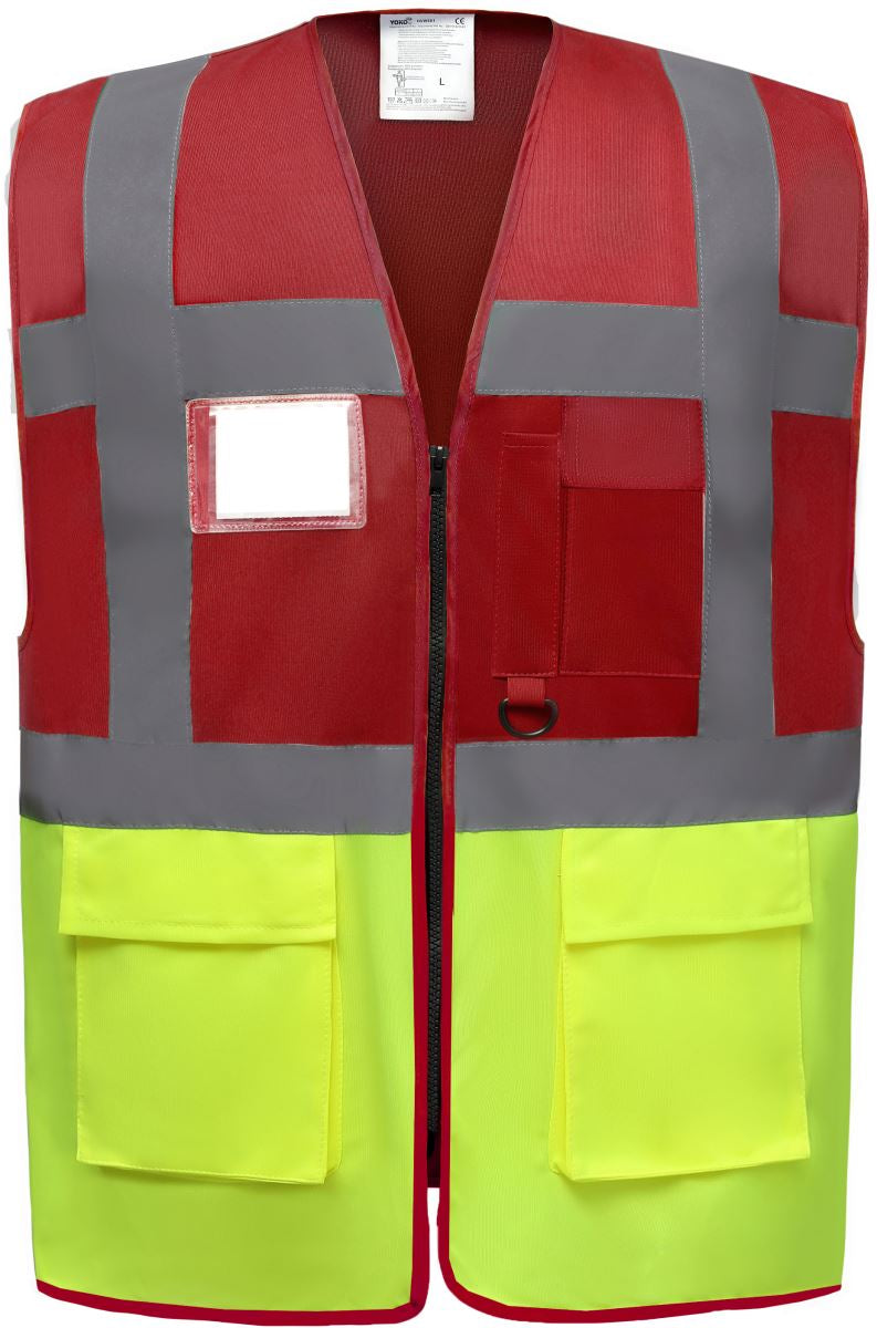 Yoko | HVW801 red/hi vis yellow
