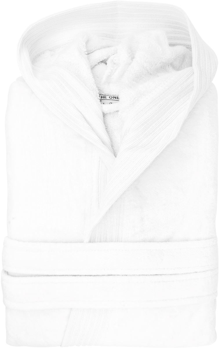 The One | Velour Bathrobe white