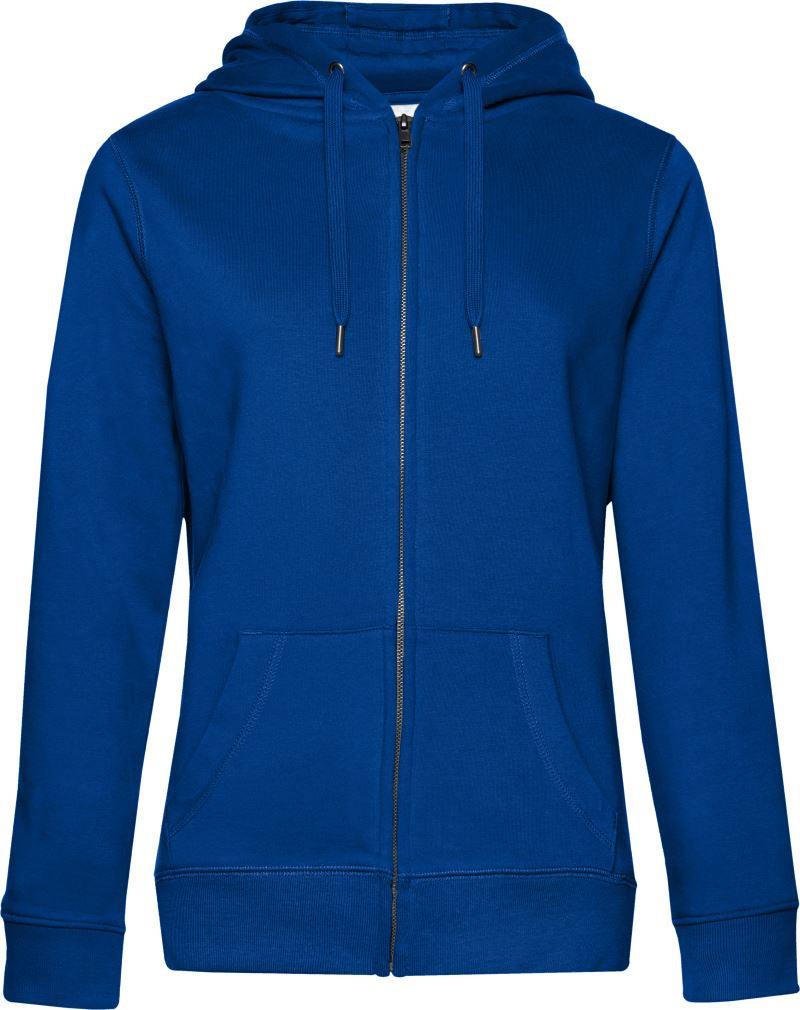 B&C | QUEEN Zipped Hood_° royal