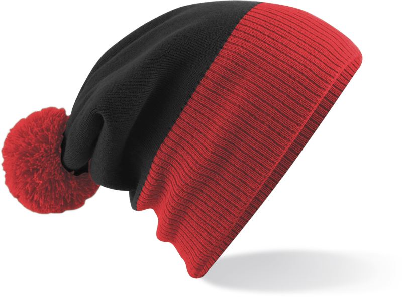 Beechfield | B451 black/bright red