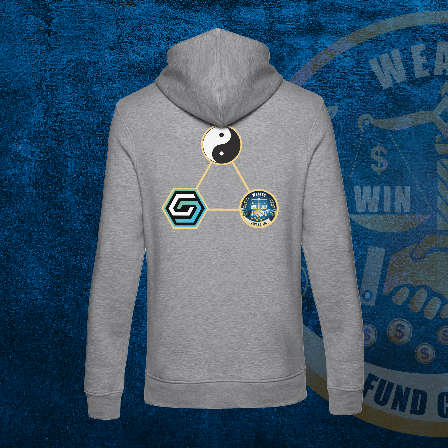 Finanzielle Freiheit (G) Yin & Yang Bio Hoodie