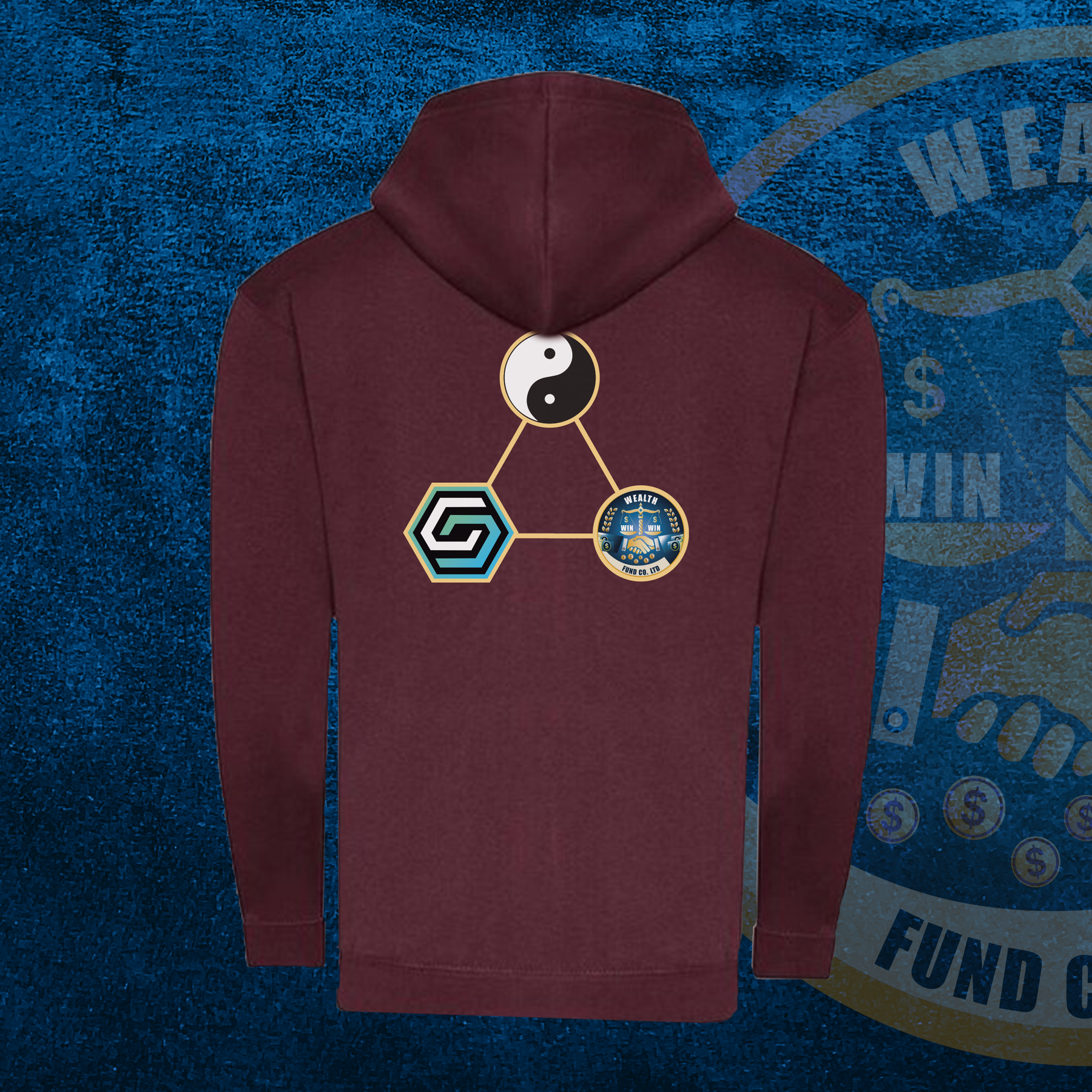 Finanzielle Freiheit (G) Yin & Yang Bio Hoodie