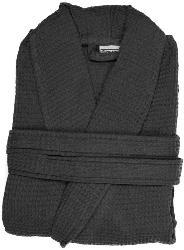 The One | Waffle Bathrobe anthracite