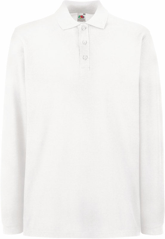 F.O.L. | Premium Polo LSL white