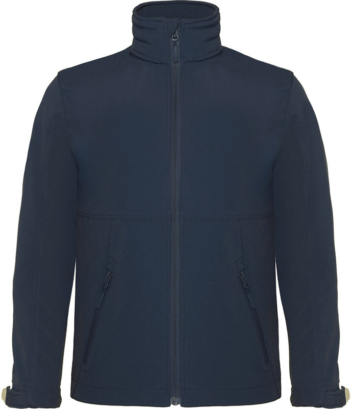 B&C | Hooded Softshell /kids navy