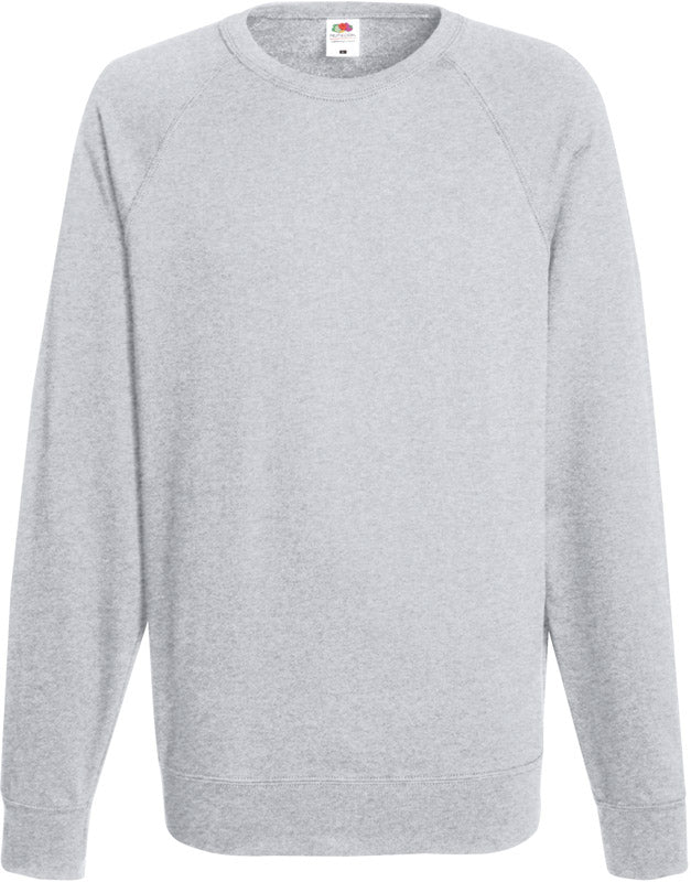F.O.L. | Lightweight Raglan Sweat heather grey
