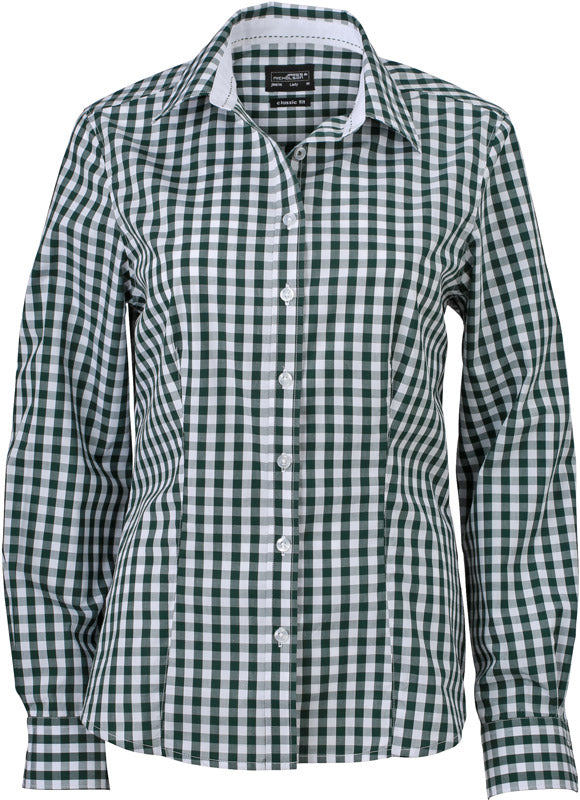 James & Nicholson | JN 616 forest green/white