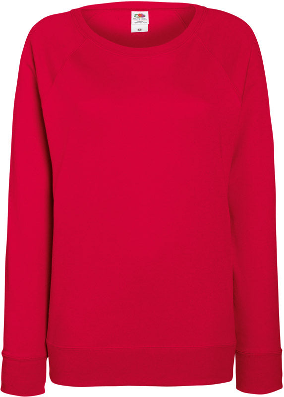 F.O.L. | Lady-Fit LW Raglan Sweat red