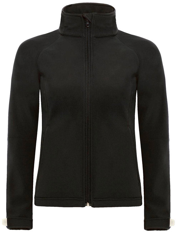 B&C | Hooded Softshell /women black