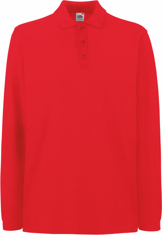 F.O.L. | Premium Polo LSL red