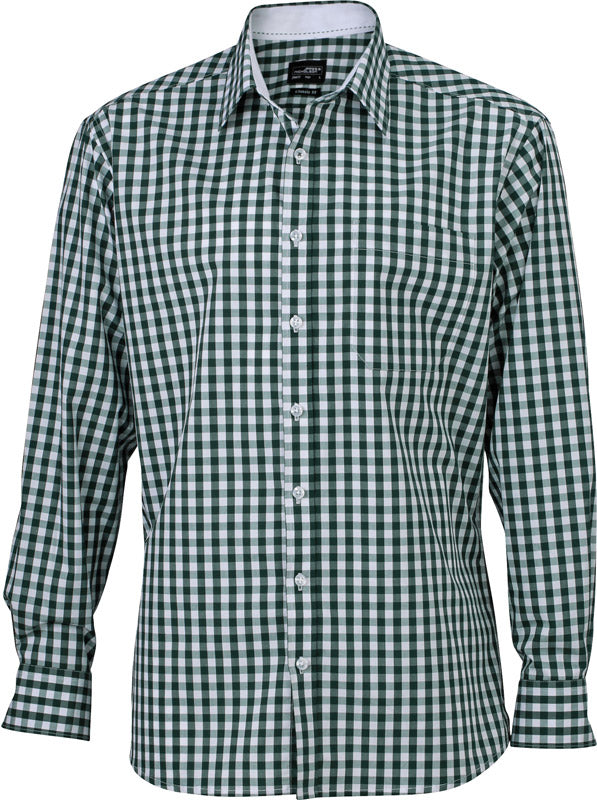 James & Nicholson | JN 617 forest green/white