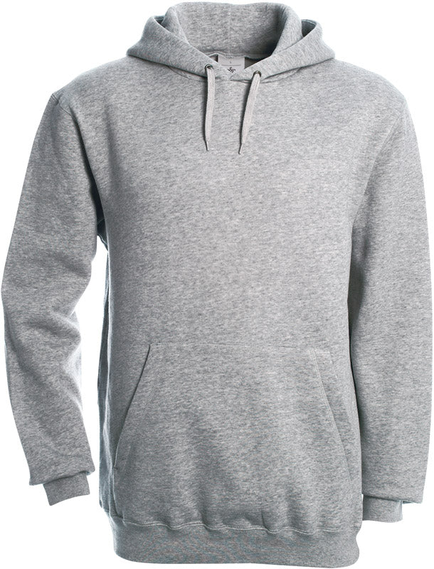 B&C | Hooded heather grey