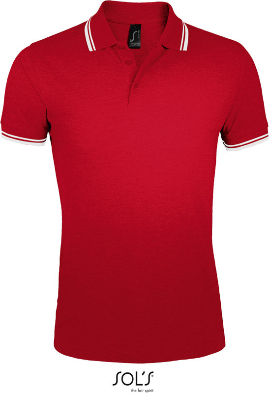 SOL'S | Pasadena Men red/white