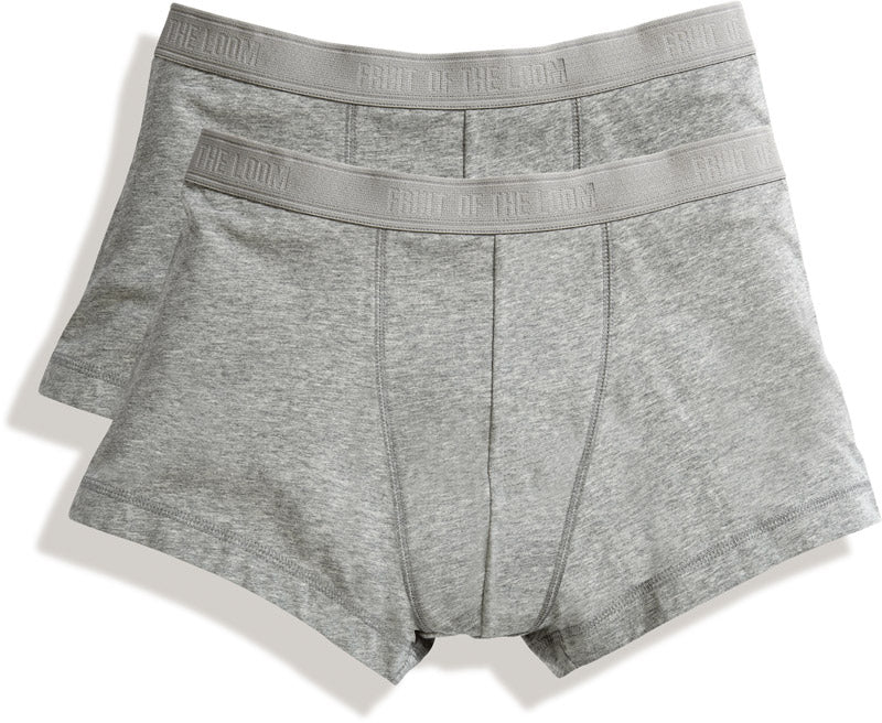 F.O.L. | Classic Shorty 2-Pack light grey marl/light grey mar
