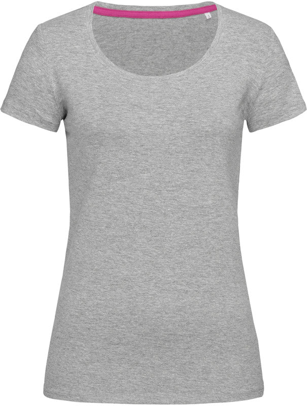 Stedman | Crew Neck T "Claire" grey heather - S