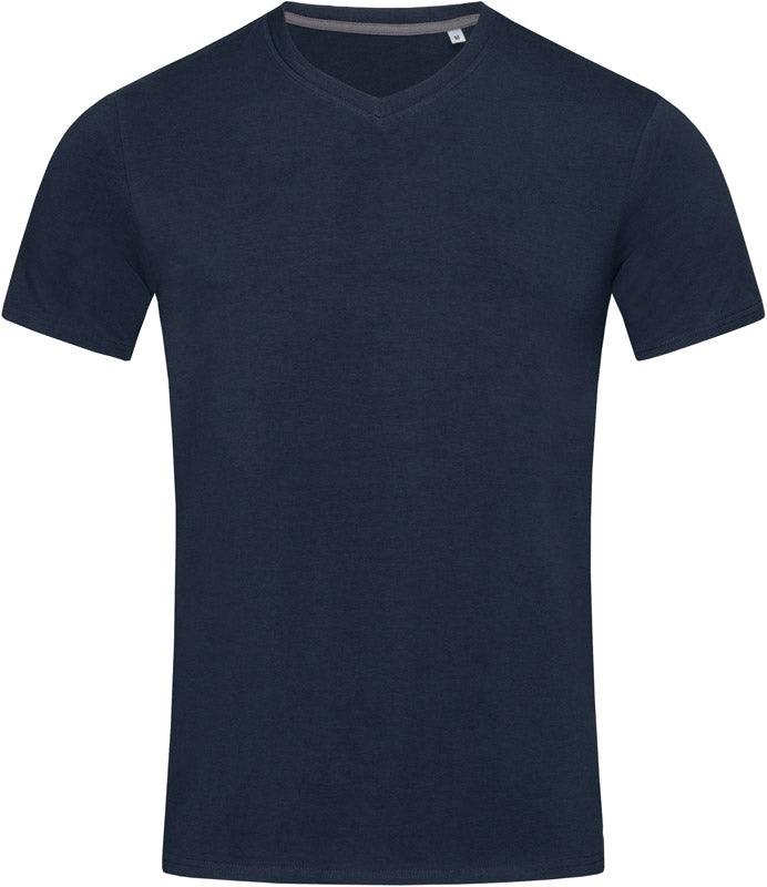 Stedman | V-Neck T "Clive" marina blue - S