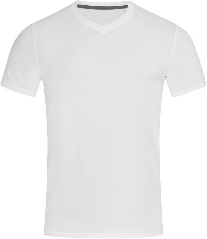 Stedman | V-Neck T "Clive" white - S