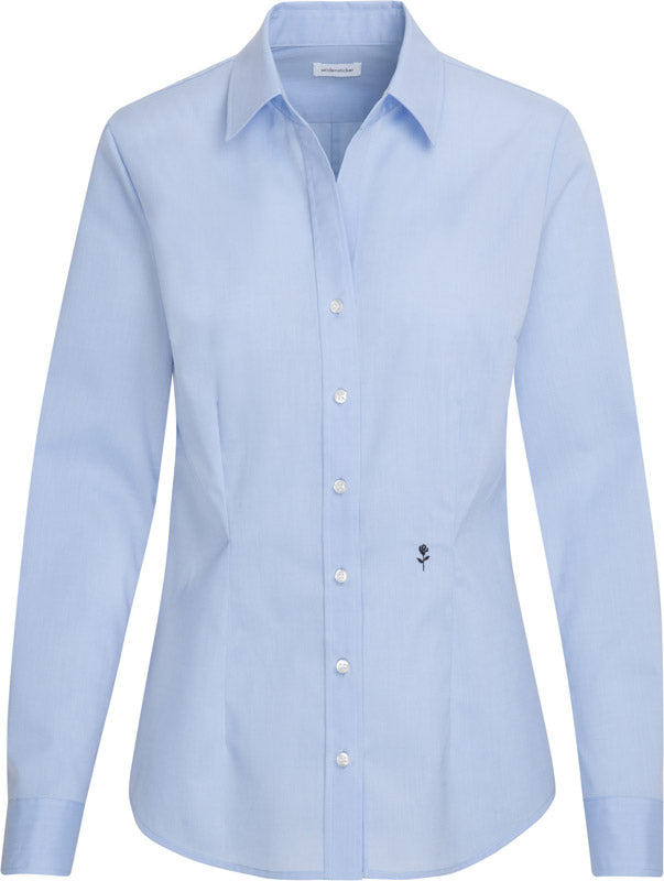 SST | Blouse Slim LSL light blue