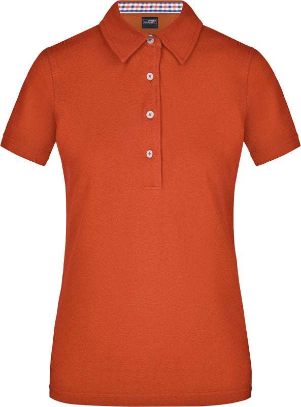 James & Nicholson | JN 969 dark orange/blue-orange-white