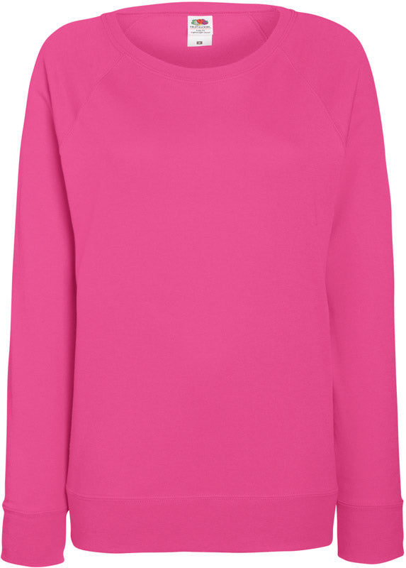 F.O.L. | Lady-Fit LW Raglan Sweat fuchsia