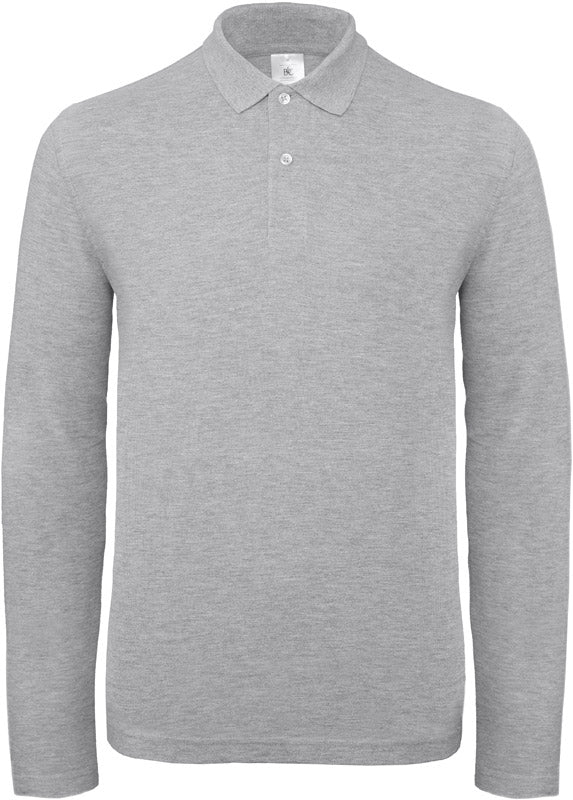 B&C | ID.001 LSL heather grey