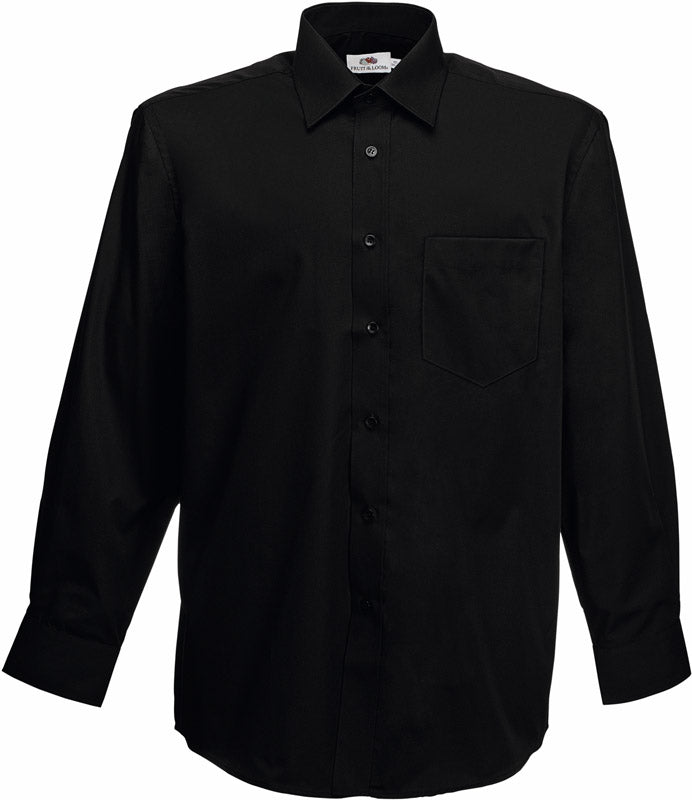 F.O.L. | Poplin Shirt LSL black