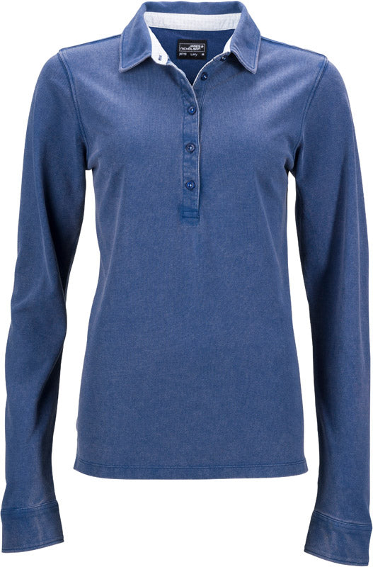 James & Nicholson | JN 713 navy/white light blue