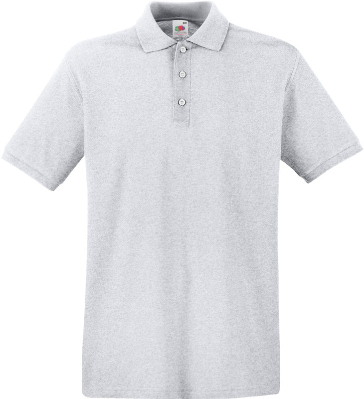 F.O.L. | Premium Polo heather grey