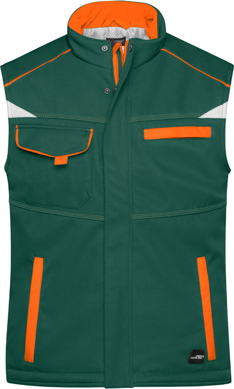 James & Nicholson | JN 854 dark green/orange