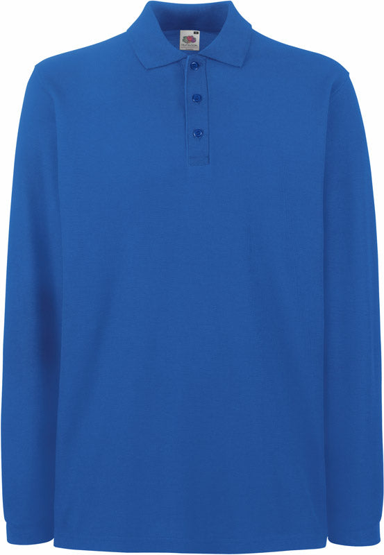F.O.L. | Premium Polo LSL royal blue
