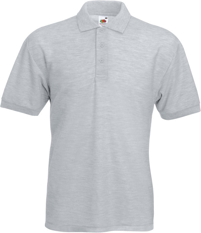 F.O.L. | 65/35 Pique Polo heather grey
