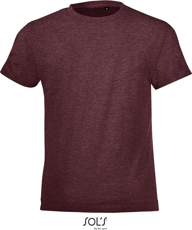 SOL'S | Regent Fit Kids heather oxblood
