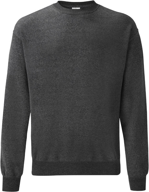 F.O.L. | Classic Set-In Sweat dark heather grey