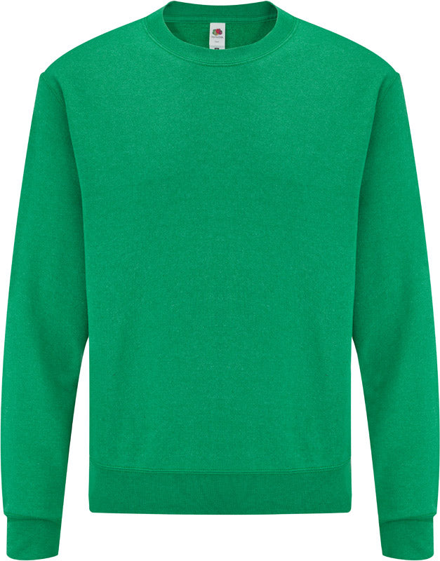 F.O.L. | Classic Set-In Sweat retro heather green - S