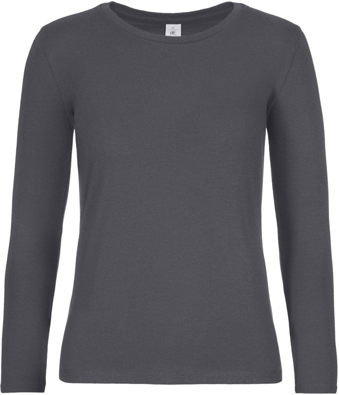B&C | #E190 LSL /women dark grey