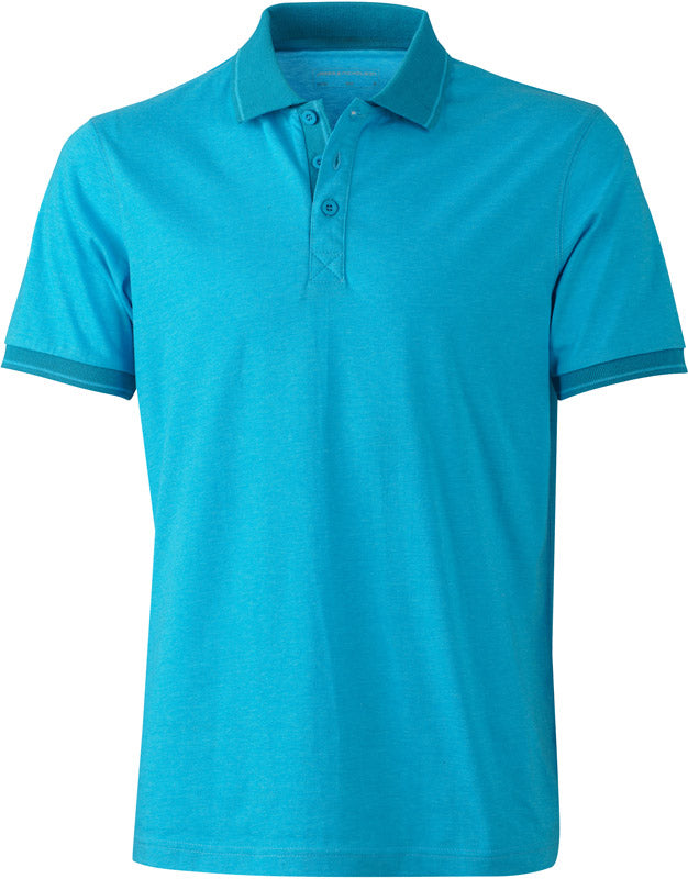 James & Nicholson | JN 706 turquoise melange/turquoise