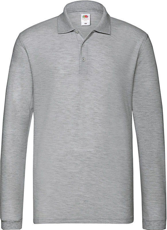 F.O.L. | Premium Polo LSL athletic heather