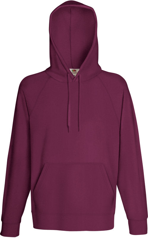 F.O.L. | Lightweight Hooded Sweat burgundy