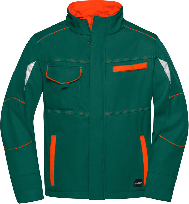 James & Nicholson | JN 851 dark green/orange