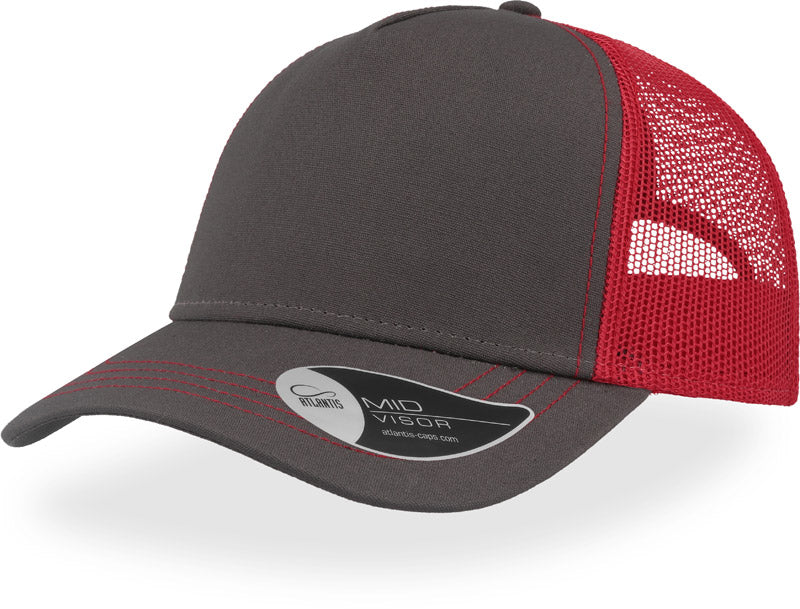 Atlantis | Rapper Canvas dark grey/red