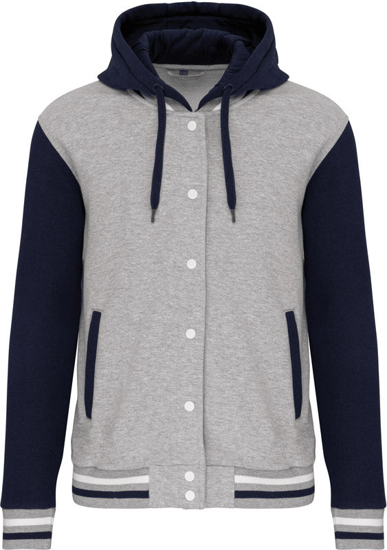 Kariban | K4003 oxford grey/navy/white