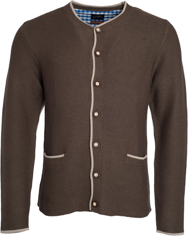 James & Nicholson | JN 640 brown melange/beige/royal