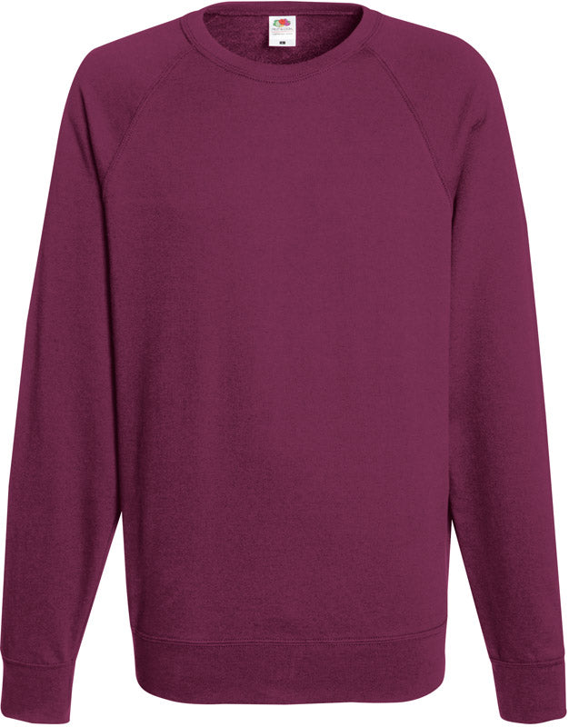 F.O.L. | Lightweight Raglan Sweat burgundy