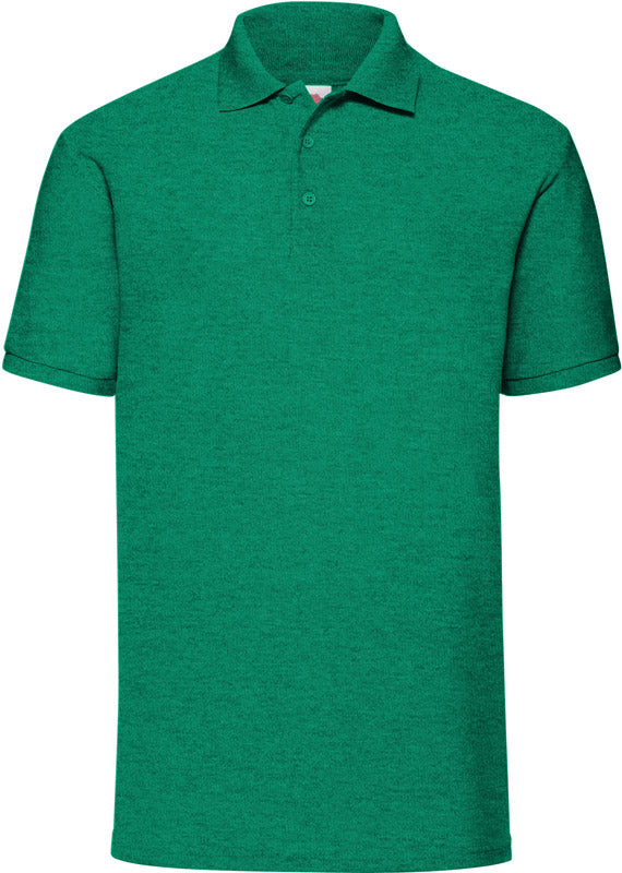 F.O.L. | 65/35 Pique Polo heather green